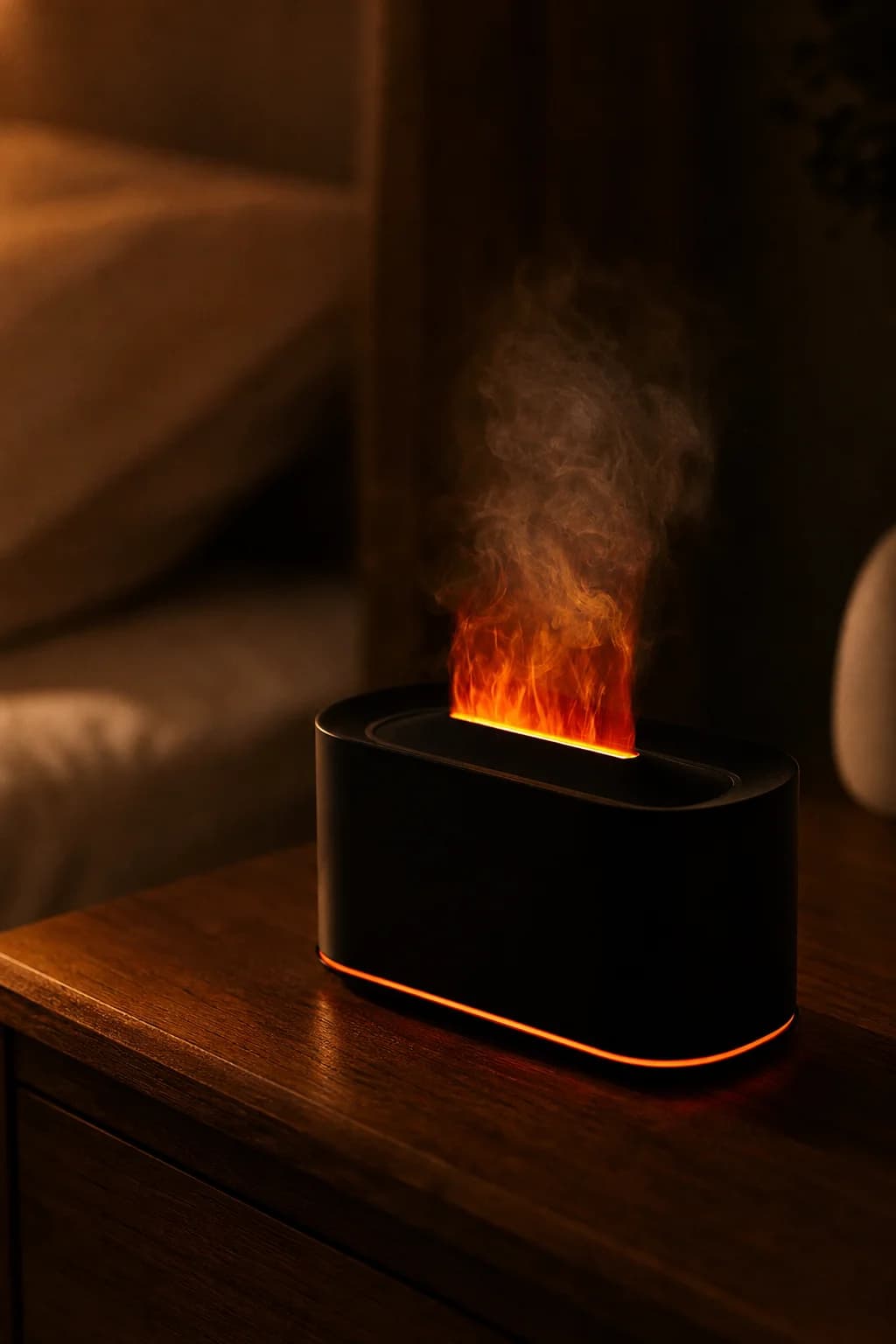 AuraFlame Premium Flame Essential Oil Diffuser